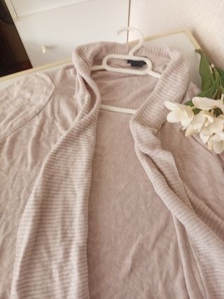 Cardigan H&M Beige Talla M/mujer