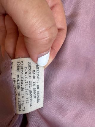 Chaqueta americana de piel beige