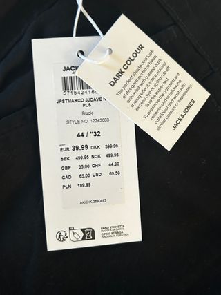 Pantalones Chinos Slim Jack & Jones Talla W44