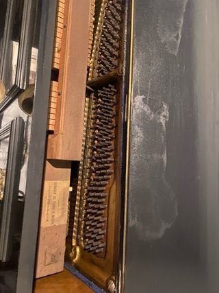 Piano Vertical Antiguo Negro