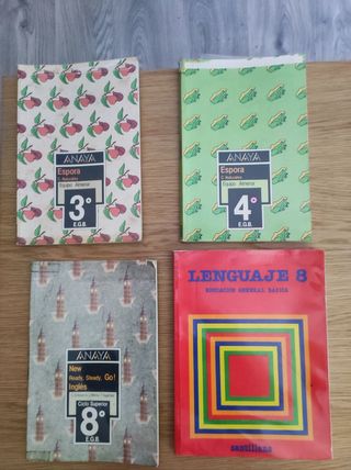 Libro Anaya Santillana EGB Espora Inglés lengua