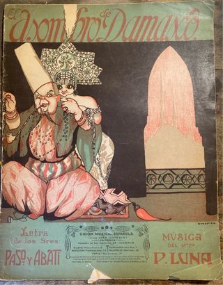 Partituras antiguas piano Mère chérie