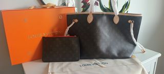 Bolso Louis Vuitton Neverfull Marrón