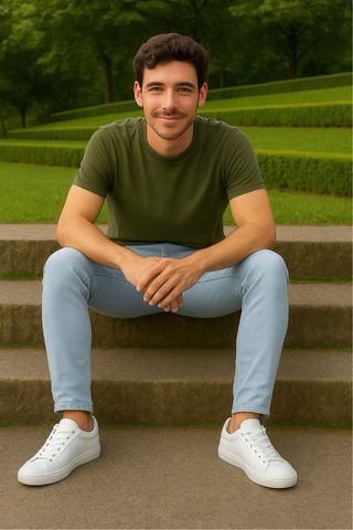 Pantalón vaquero SikSilk azul claro