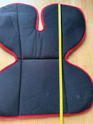 Reductor silla grupo 1, 2, 3 negro/rojo