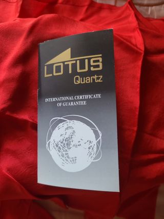 Reloj Lotus Plata y Amarillo
