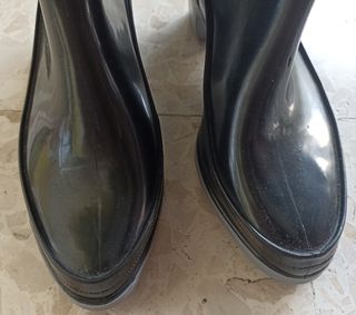 Botas de agua talla 38 con interior de pelo