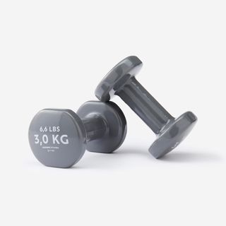 Pesas 2 x 3Kg de vinilo Fitness Gimnasia en casa Pilates