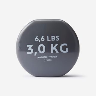 Pesas 2 x 3Kg de vinilo Fitness Gimnasia en casa Pilates