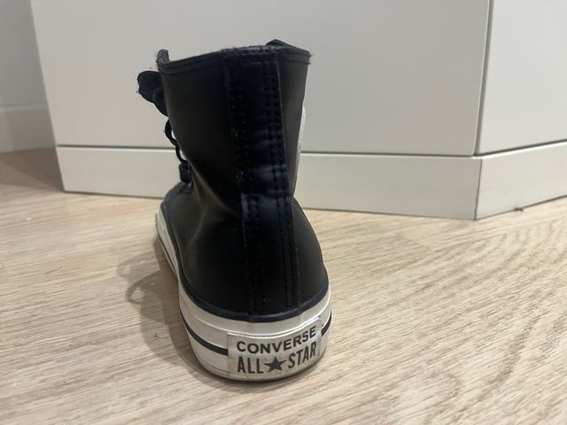 Botas Converse Cuero Negras