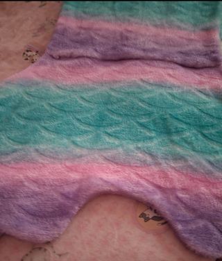 Manta saco sirena niña