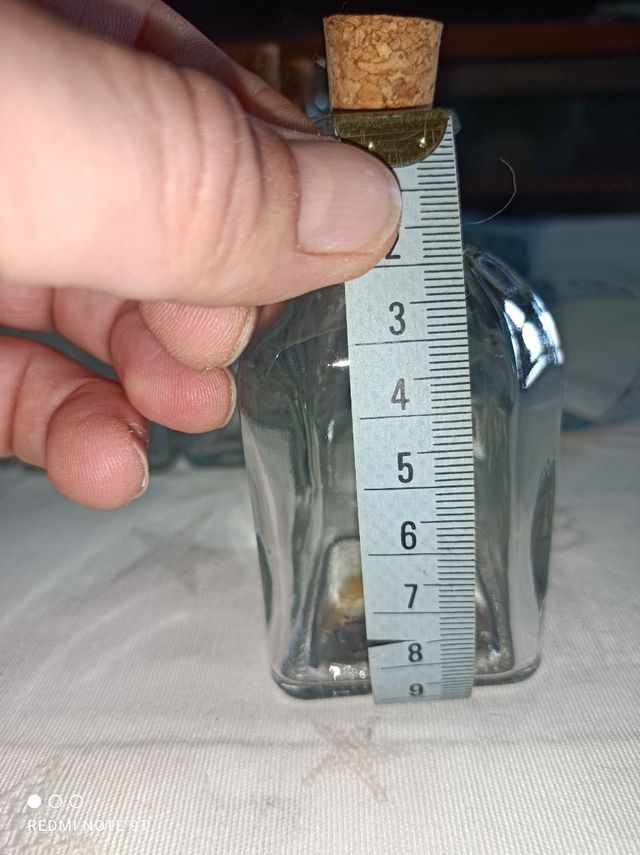 15 Tarros Cristal con tapón de Corcho