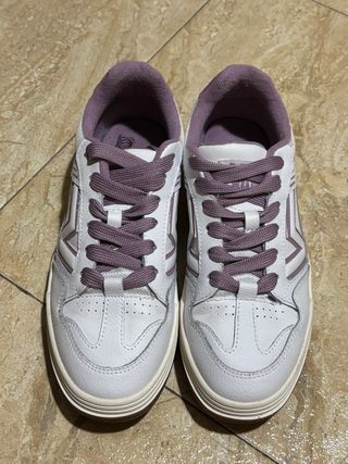 Zapatillas Vans Blancas y Moradas