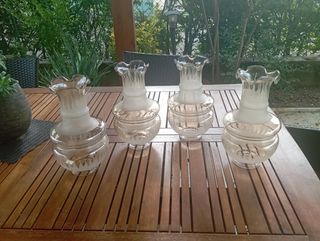 Quattro bocce lampadario vetro