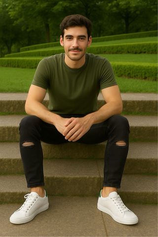 Pantalones vaqueros SikSilk negros rotos