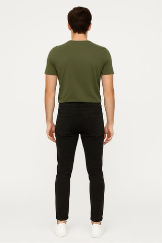 Pantalones vaqueros SikSilk negros rotos
