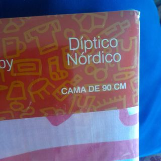 Diptico Nórdico Kukuxumusu Cama 90cm. NUEVO.