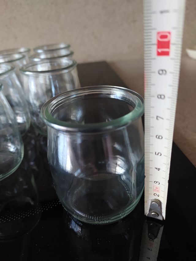 Vasos de cristal ideal postres