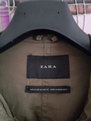 Zara Giacca Verde Taglia M