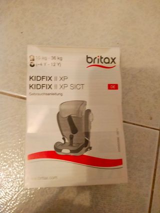 Silla Coche Bebe Romer kidfix Ii XP Sict