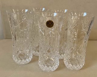 5 Bicchieri Cristallo RCR
