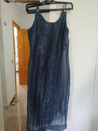 Vestido de fiesta azul