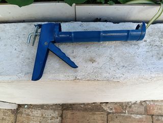 Pistola de Silicone Azul