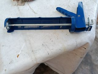 Pistola de Silicone Azul