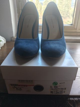 Décolleté donna Fratelli Karida blu