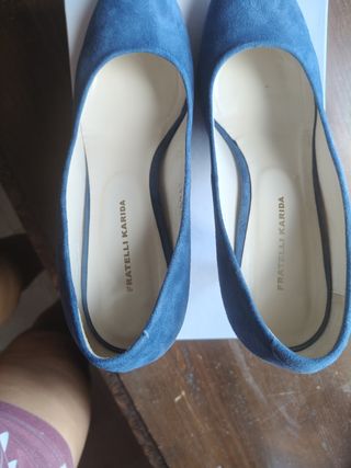 Décolleté donna Fratelli Karida blu