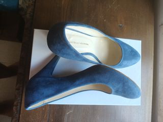 Décolleté donna Fratelli Karida blu