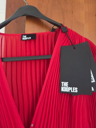 Vestido fiesta The Kooples rojo