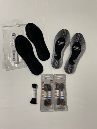 Lote plantillas 37-38 y cordones zapatos