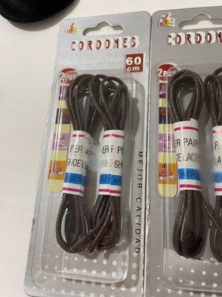 Lote plantillas 37-38 y cordones zapatos