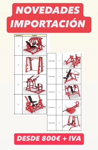 Maquinas De Gimnasio De Importacion