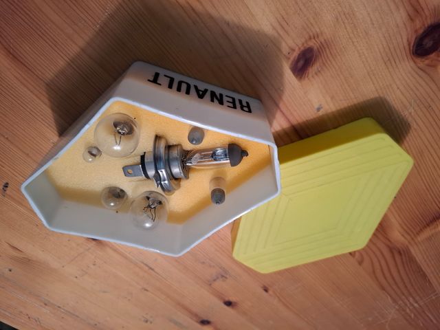 Estuche Lámparas Renault Original AÑOS 70