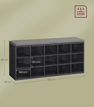 Banco zapatero recibidor - Songmics