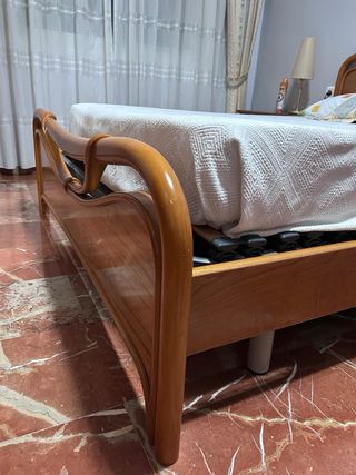 Cama 135x180 + Colchón + Somier láminas 