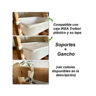 Combo adaptadores + gancho para trona STOKKE