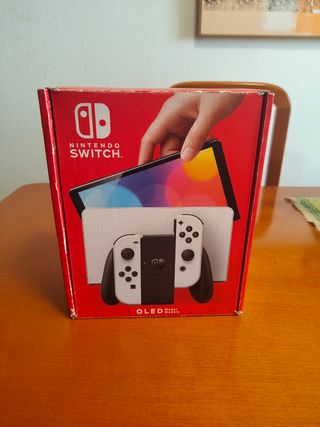 Caja Nintendo Switch OLED Blanca