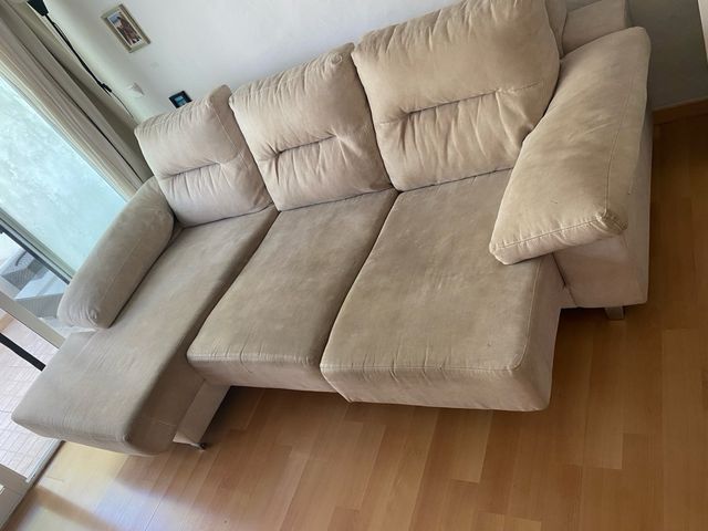 Sofá Chaise Longue Beige Sofas Valencia