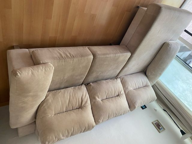 Sofá Chaise Longue Beige Sofas Valencia