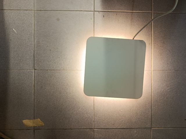 Aplique de pared moderno, de escayola, led