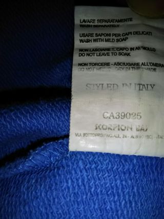 Felpa blu con stampa teschio e moto