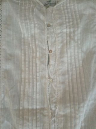 Mono corto blanco talla L