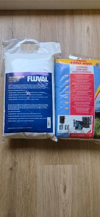 2 Bolsas Perlon Filtro Acuario 250gr