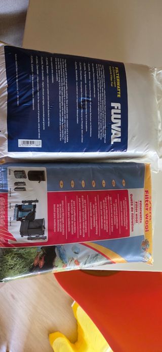 2 Bolsas Perlon Filtro Acuario 250gr