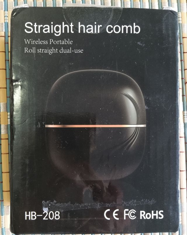 Mini Cepillo Alisador Pelo Rosa 