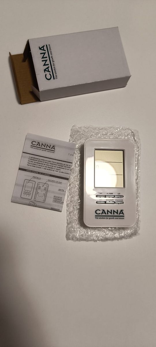 Termómetro e Higrómetro Digital Canna