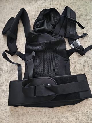 Mochila Porta Bebé Negra MixMart